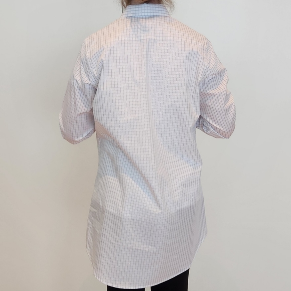 Eileen M Custom Designed Checkered Button Down Tunic - Picture 7 of 9